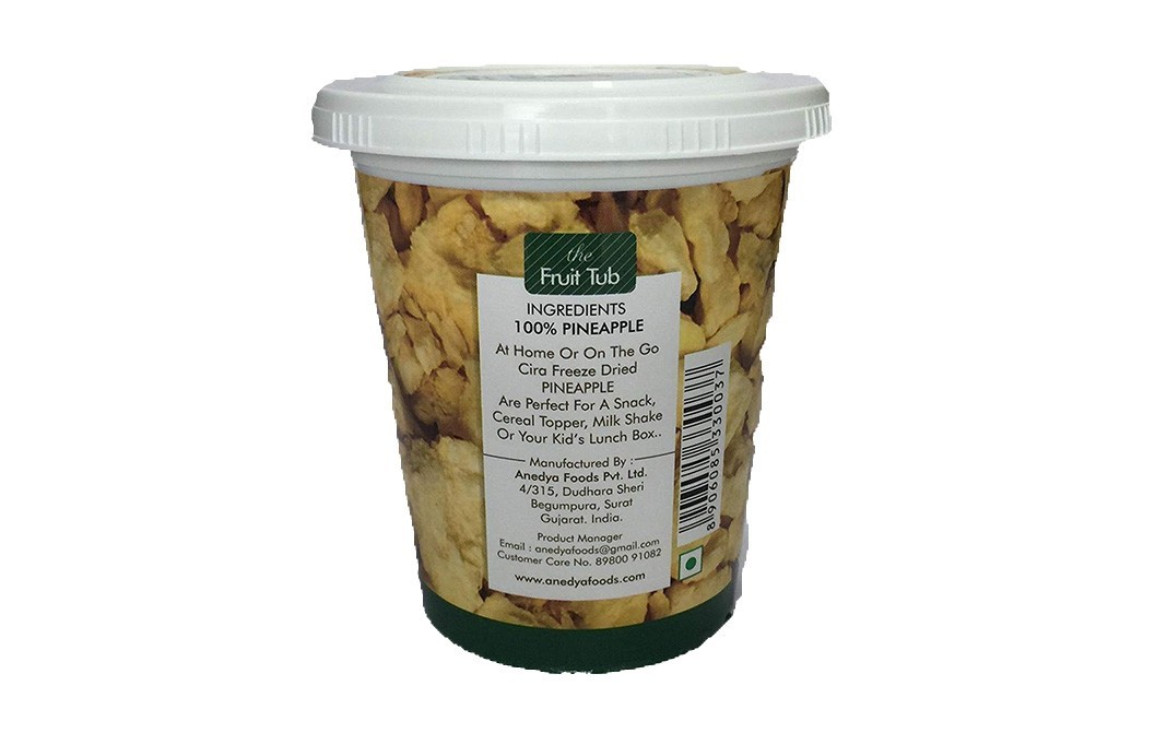 Cira Freeze Dried Pineapple Sliced   Tub  20 grams